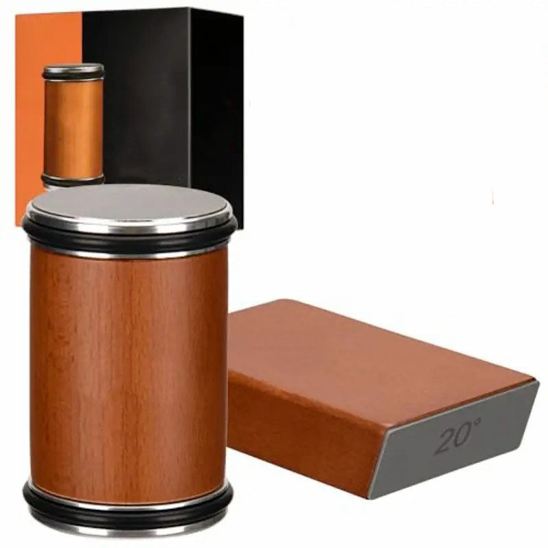 Rolling knife sharpener and magnetic angle guide
