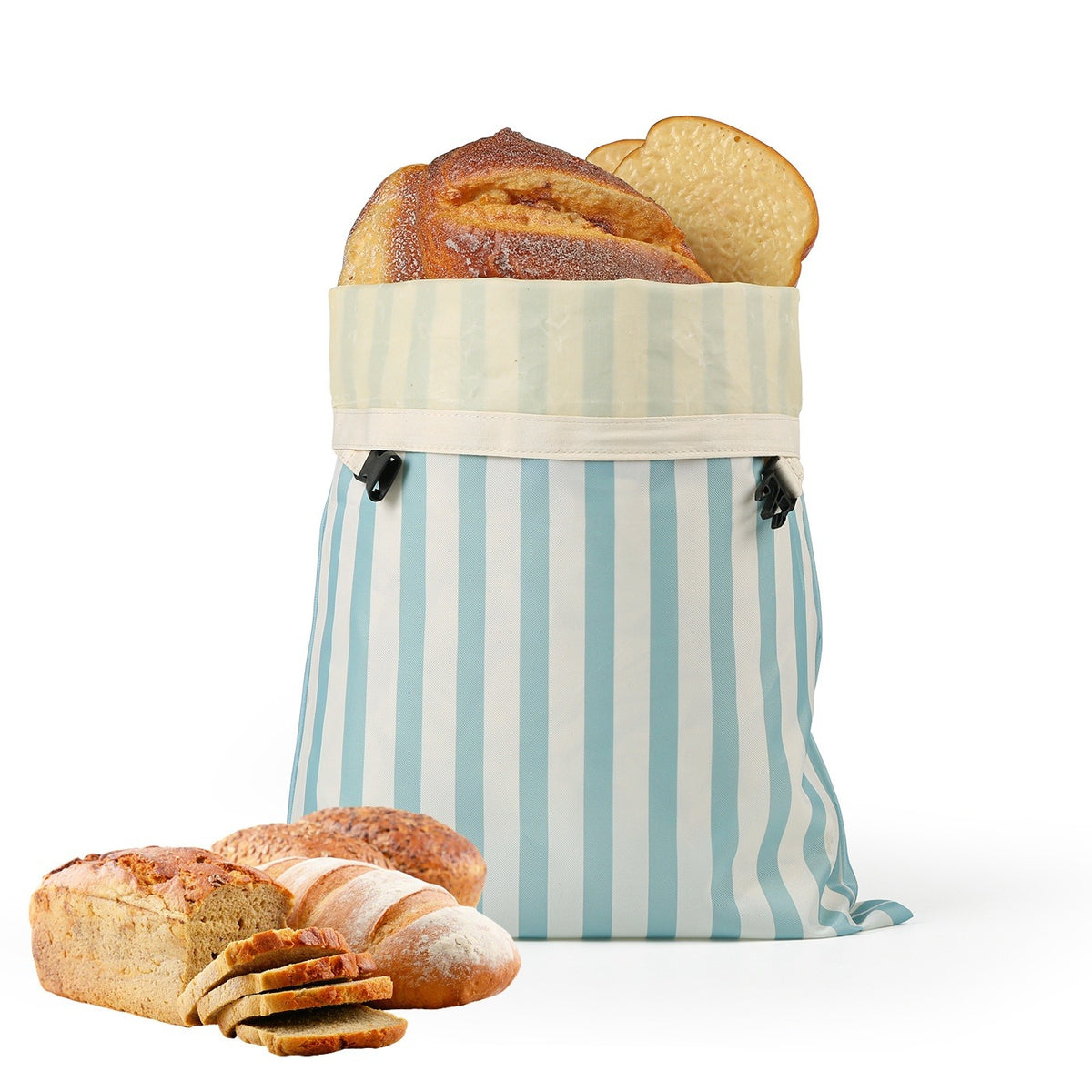 The Beeswax Bread Bag in Coastal Blue