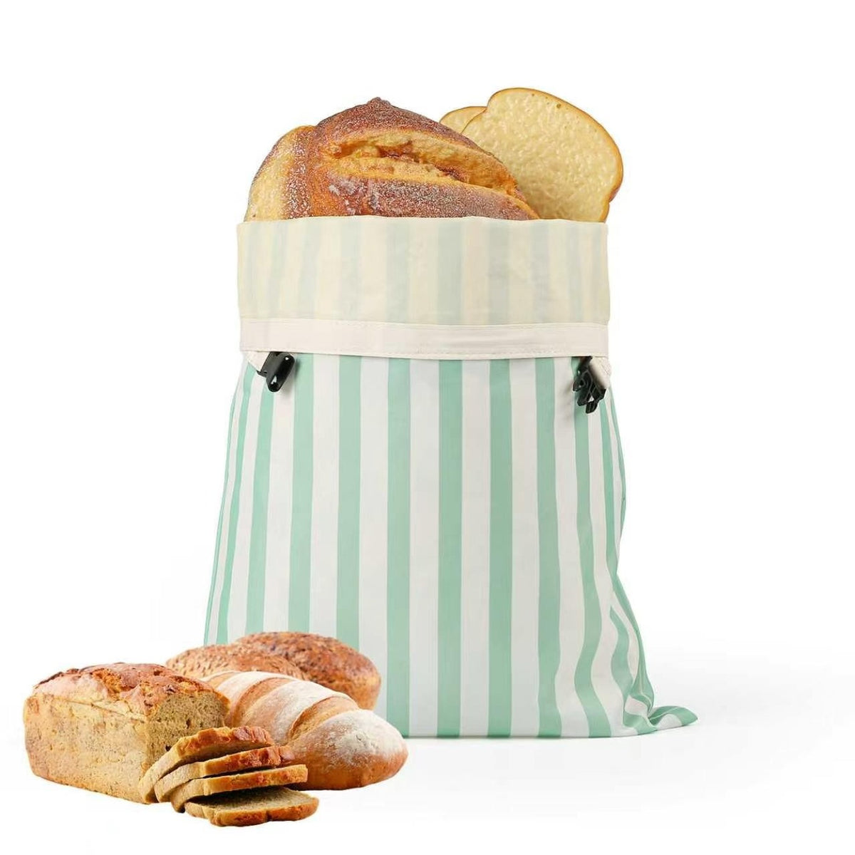 The Beeswax Bread Bag in Sage Mint
